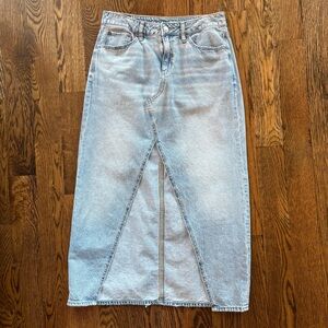 American Eagle Outfitters Denim Midi Skirt